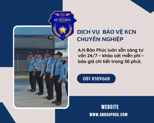 Dịch vụ Bảo vệ KCN