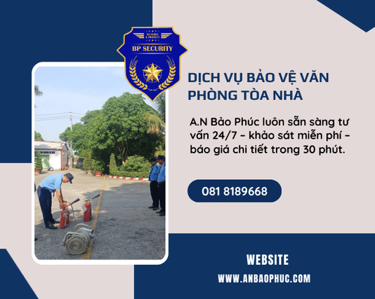 Dịch vụ Bảo vệ văn phòng