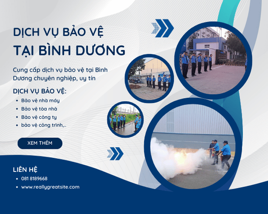 Dịch vụ bảo vệ tại Bình Dương