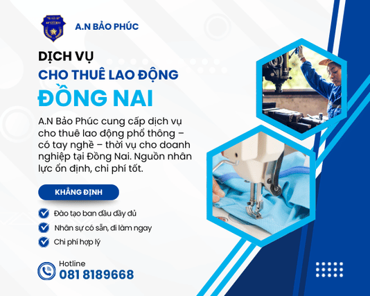 Dịch Vụ Cho Thuê Lao Động Uy Tín Tại Đồng Nai