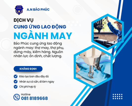 Dịch Vụ Cung Ứng Lao Động Ngành May