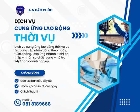 Dịch vụ cung ứng lao động thời vụ