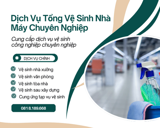 Dịch vụ tổng vệ sinh nhà máy